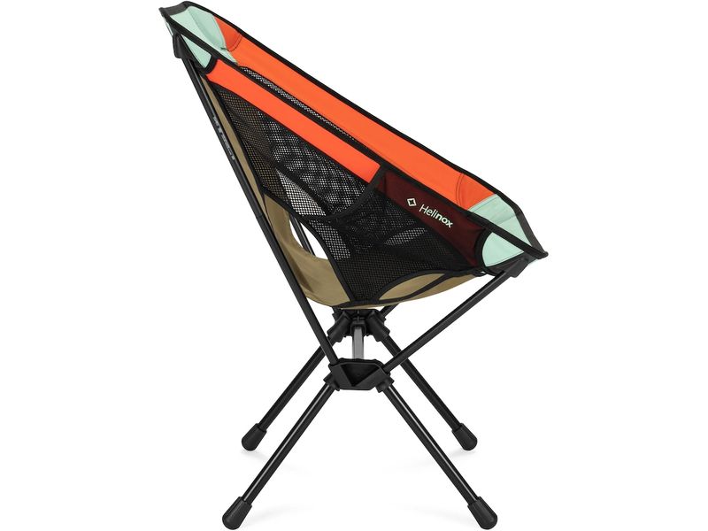 HELINOX Chair One (re) Hellbraun/Mint/Orange Stuhl mit Aluminiumlegierung