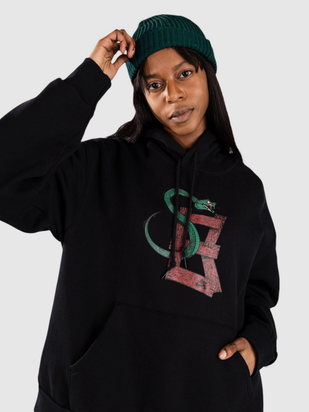 Nike Snake Hoodie black