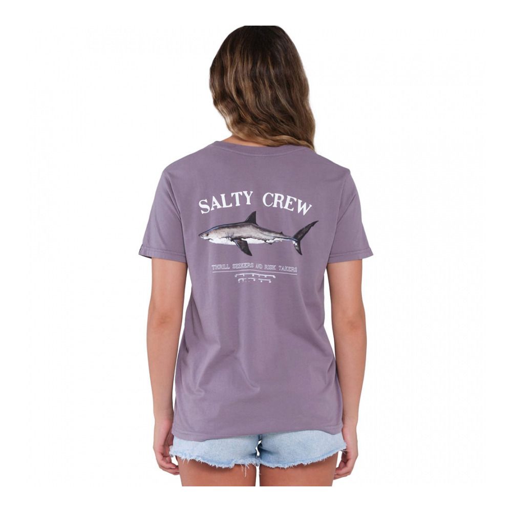 Salty Crew BRUCE BOYFRIEND - Tee-shirt Femme lavender stone