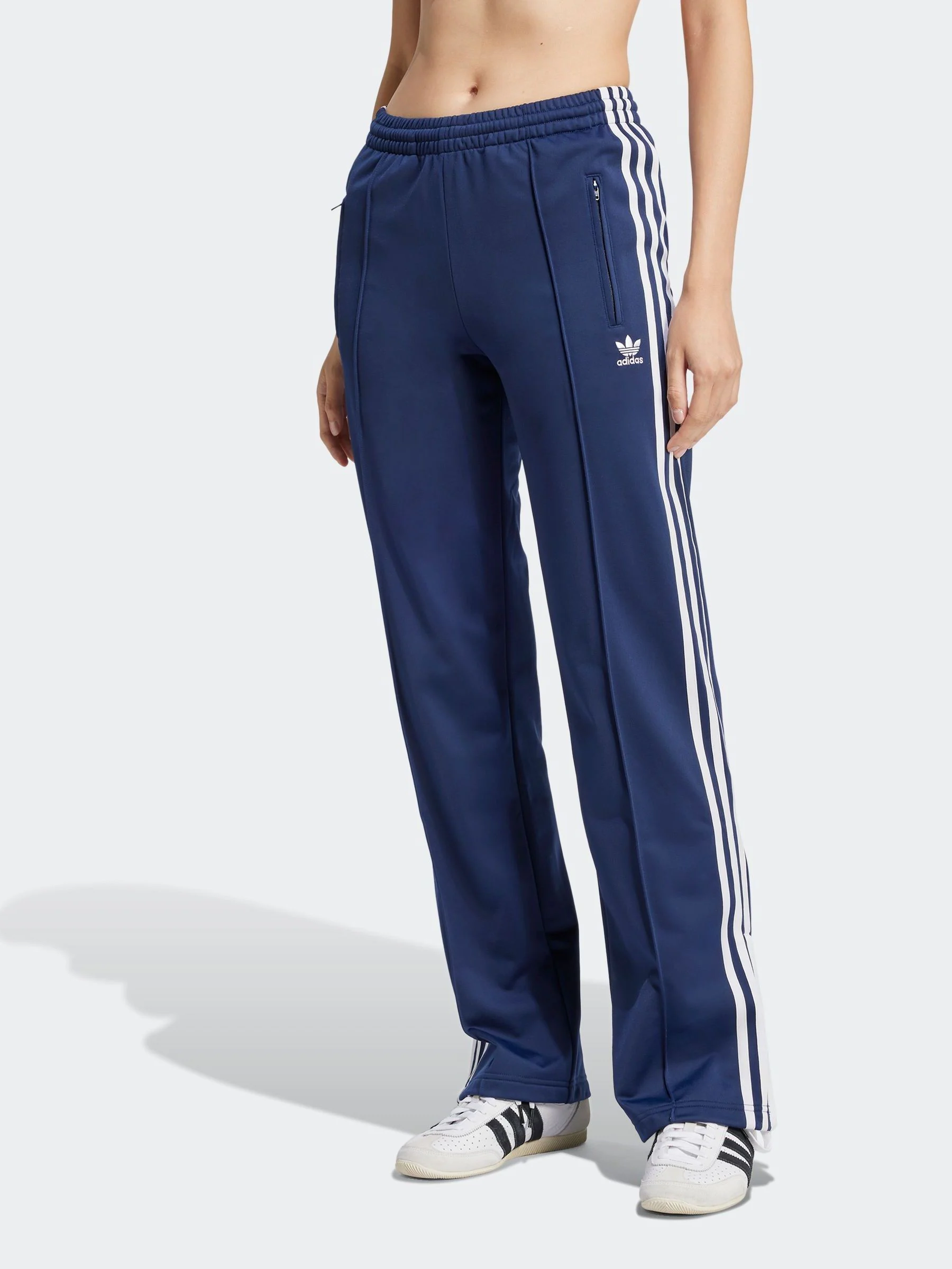 Blauw - Adidas Originals Classic Firebird Track Pant Trousers