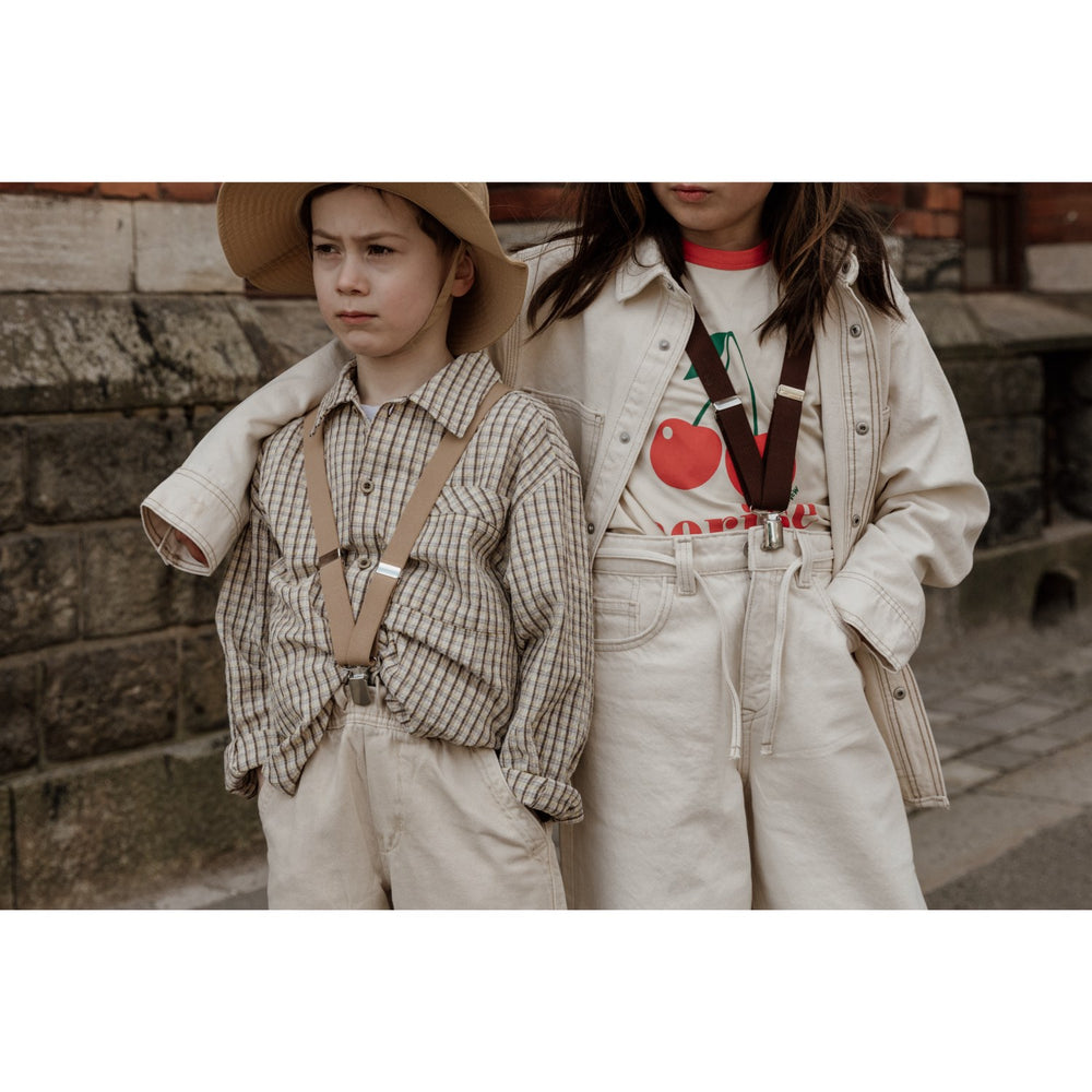 Køb Silly Silas Sand Brown Kids' Braces