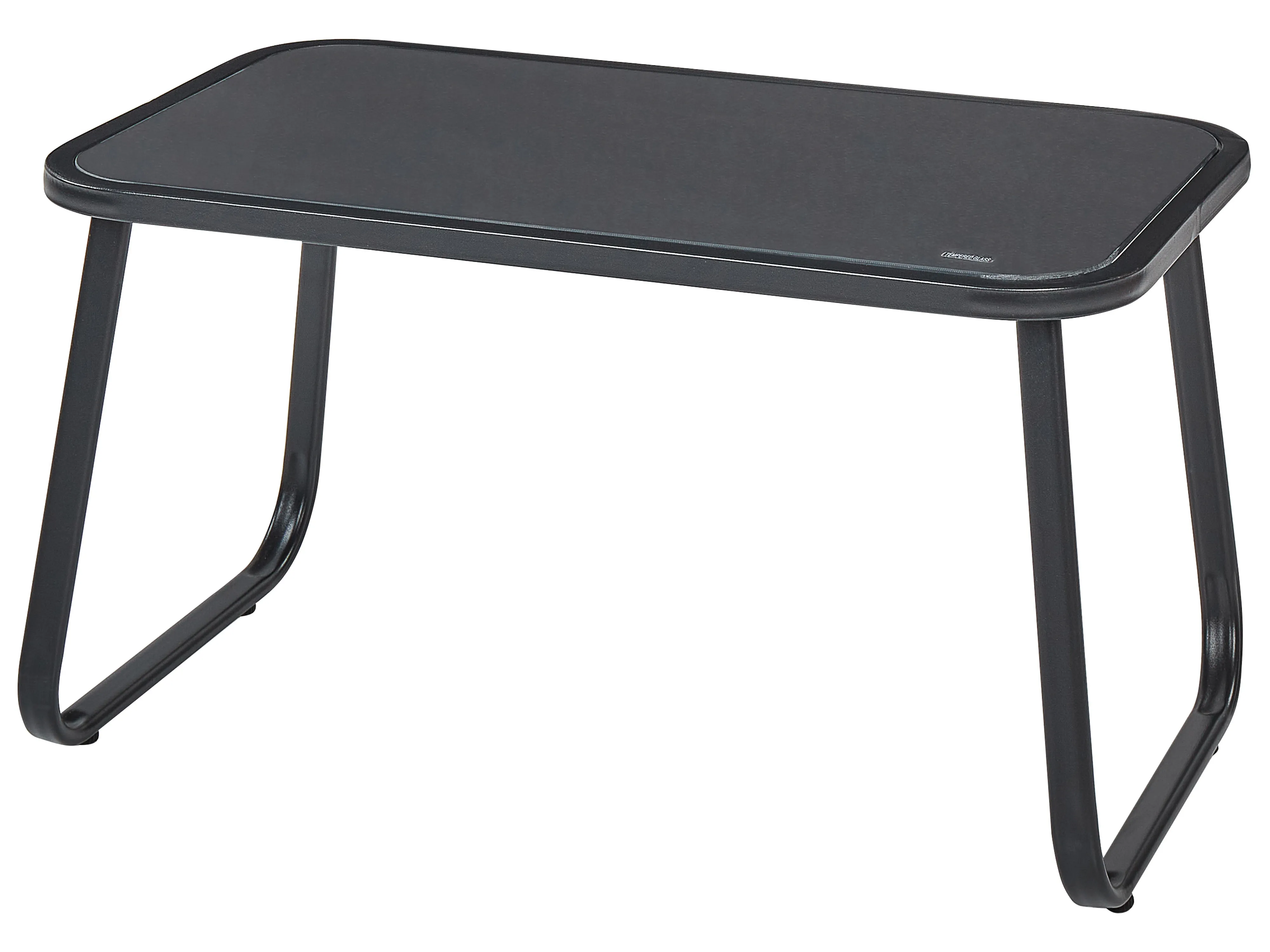 Loungeset met tafel 4-zits BARREA Metaal Zwart