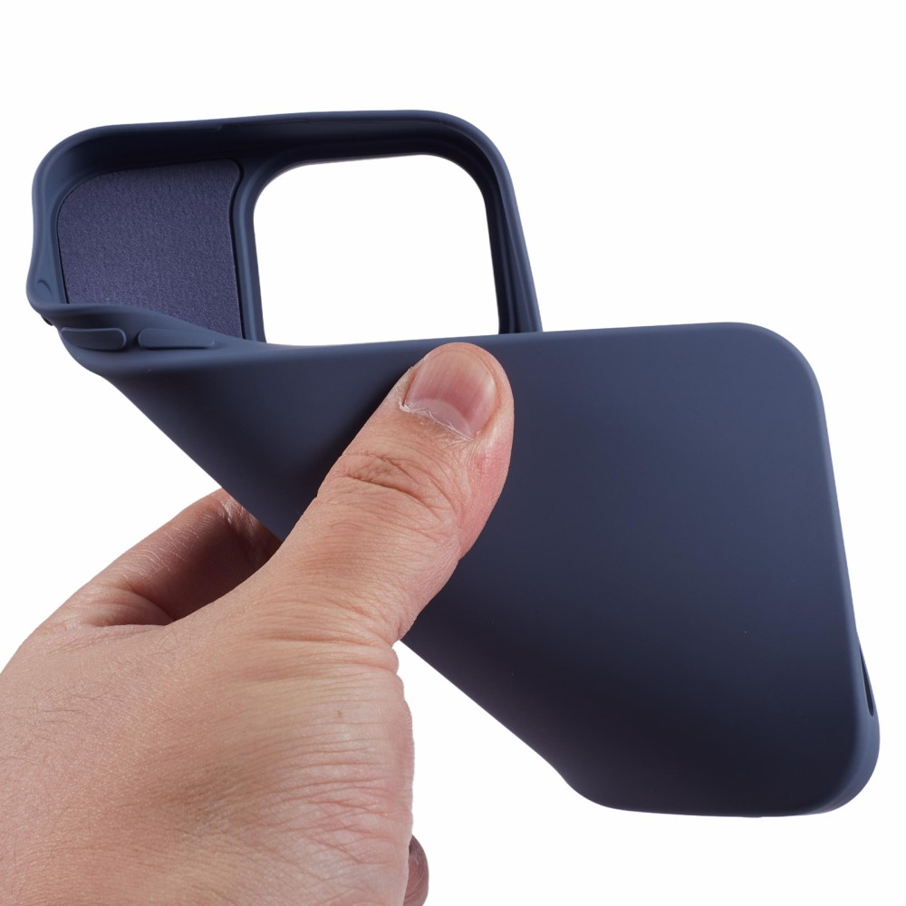 iPhone 16 Pro Max Gummi Case Schutzhülle - Dunkelblau (Matt)
