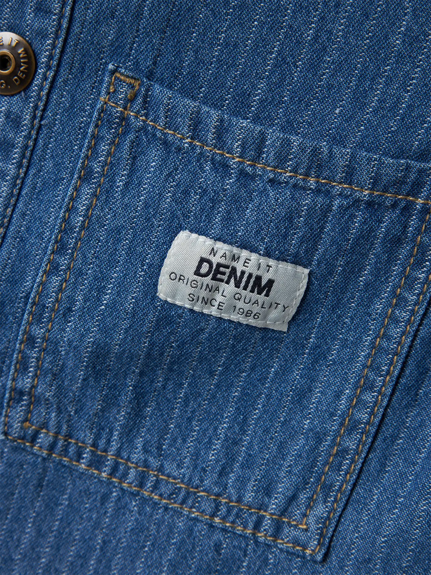 Peter Oz Denim Long Sleeve Hood Shirt