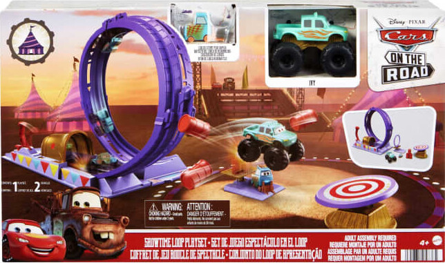 Disney Cars - Bilbane Legesæt - Showtime Loop - Inkl. Monster Truck Bil