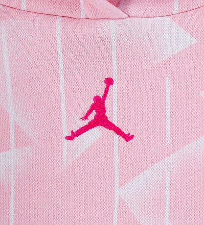 Jordan Sweatset - Medium+ Soft Pink m. Weiß