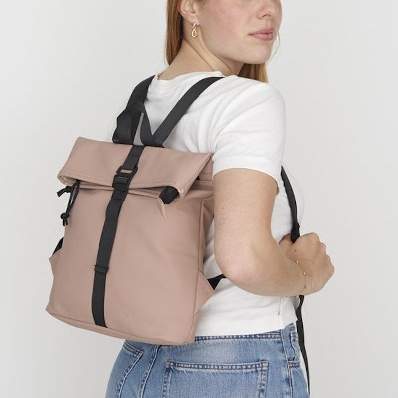 New Rebels Mart S Waterproof Flap Rugzak Old Pink