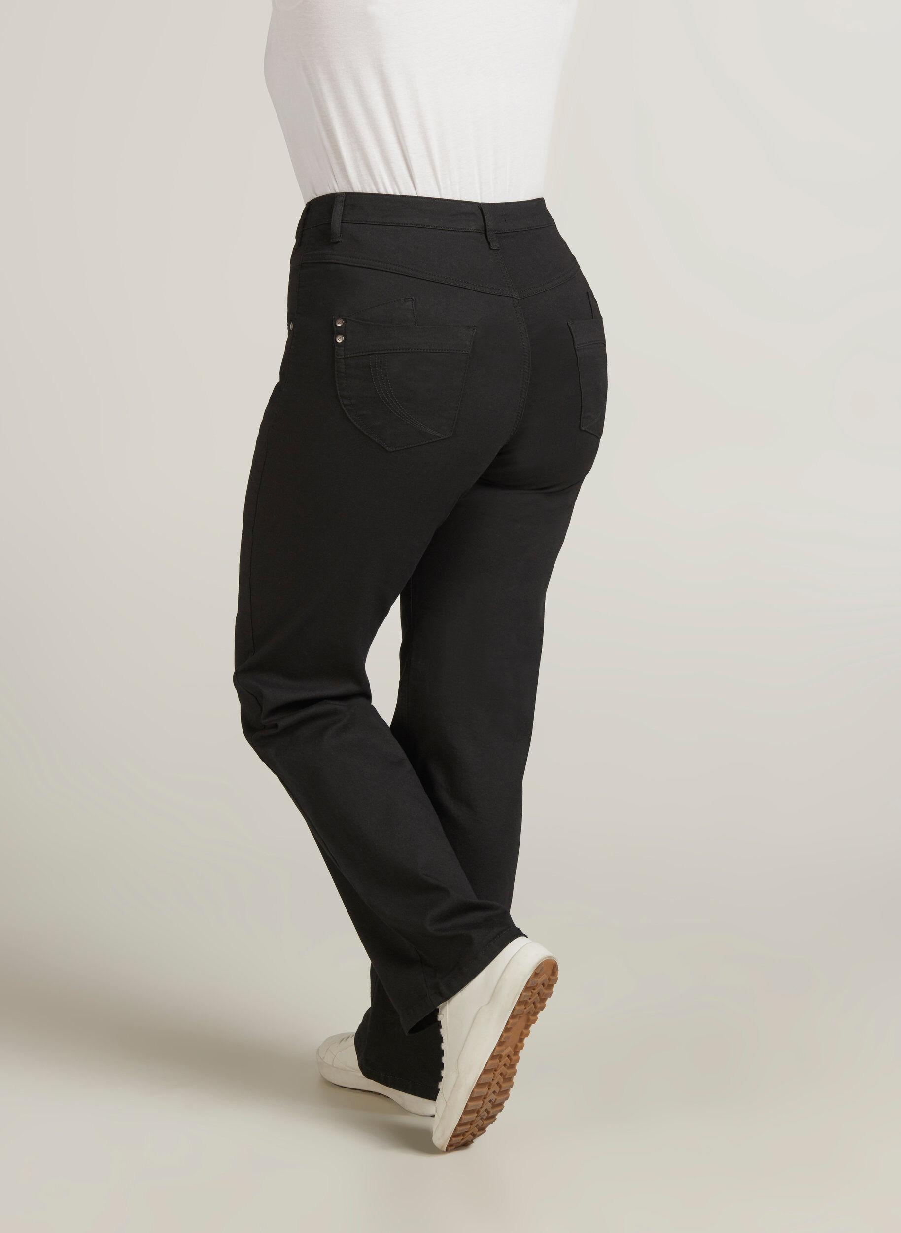 Regular fit Gemma jeans med høj talje