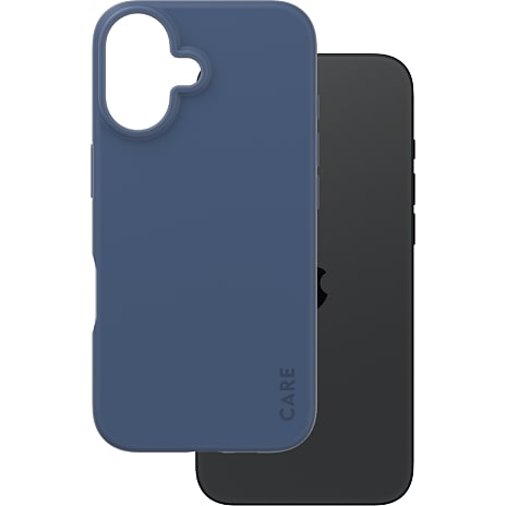 CARE by PanzerGlass iPhone 16 cover - blå