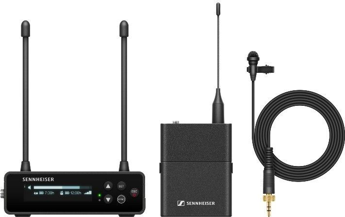 Sennheiser - EW-DP ME2 SET - Draagbaar Digitaal UHF Draadloos Microfoonsysteem - Zwart
