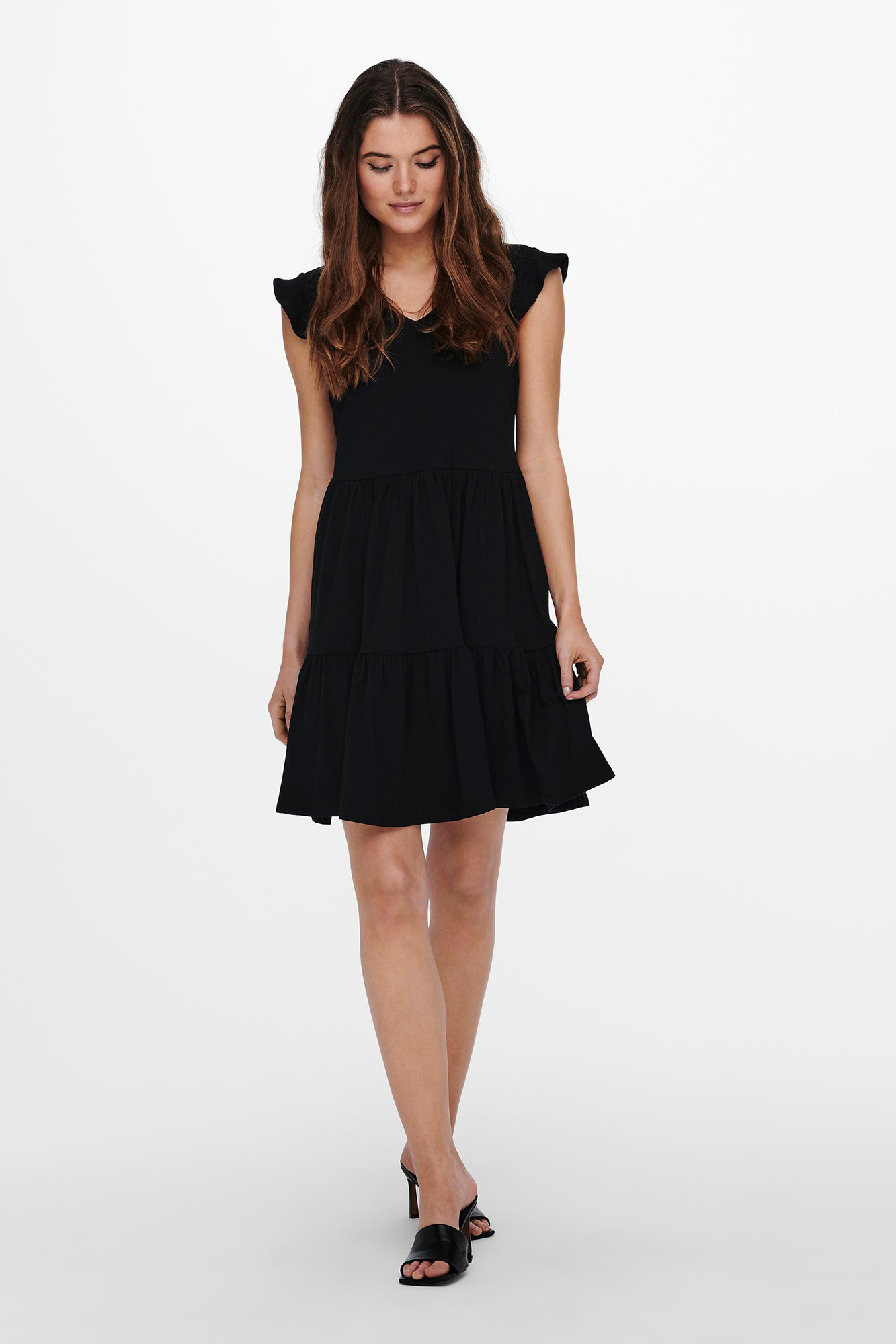 Vestido com babados