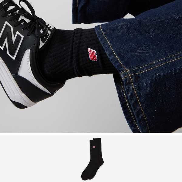 NEW BALANCE CHAUSSETTES CREW PATCH LOGO X3