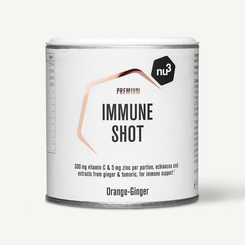 Nu3 Immune shot<br>150 g, Pulver, Orange Ginger
