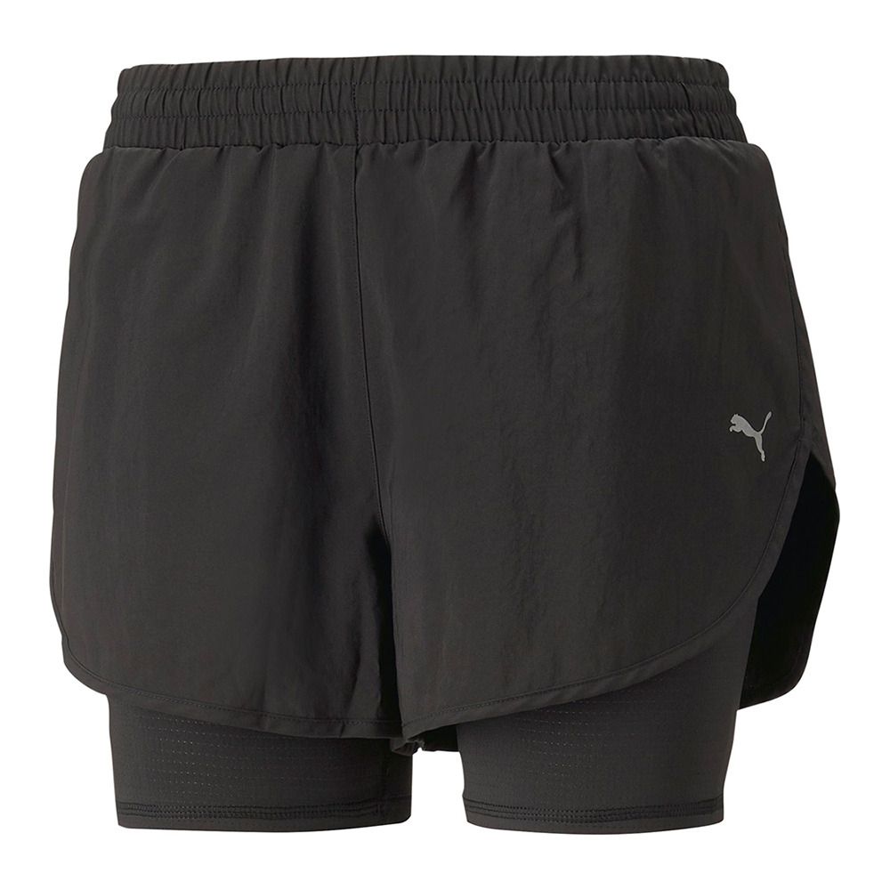 Puma RUN WVN - Short 2 en 1 Femme puma black