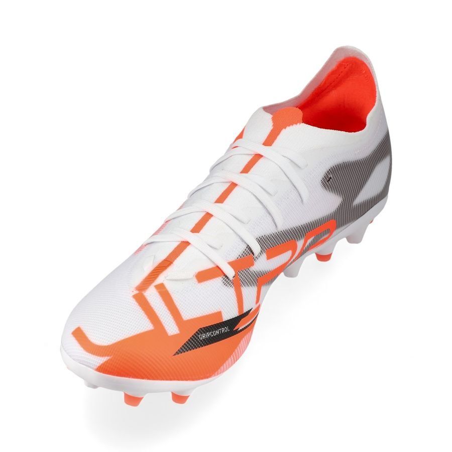 PUMA Ultra 5 Match MG Unlimited - Blanc/Noir/Glowing Red