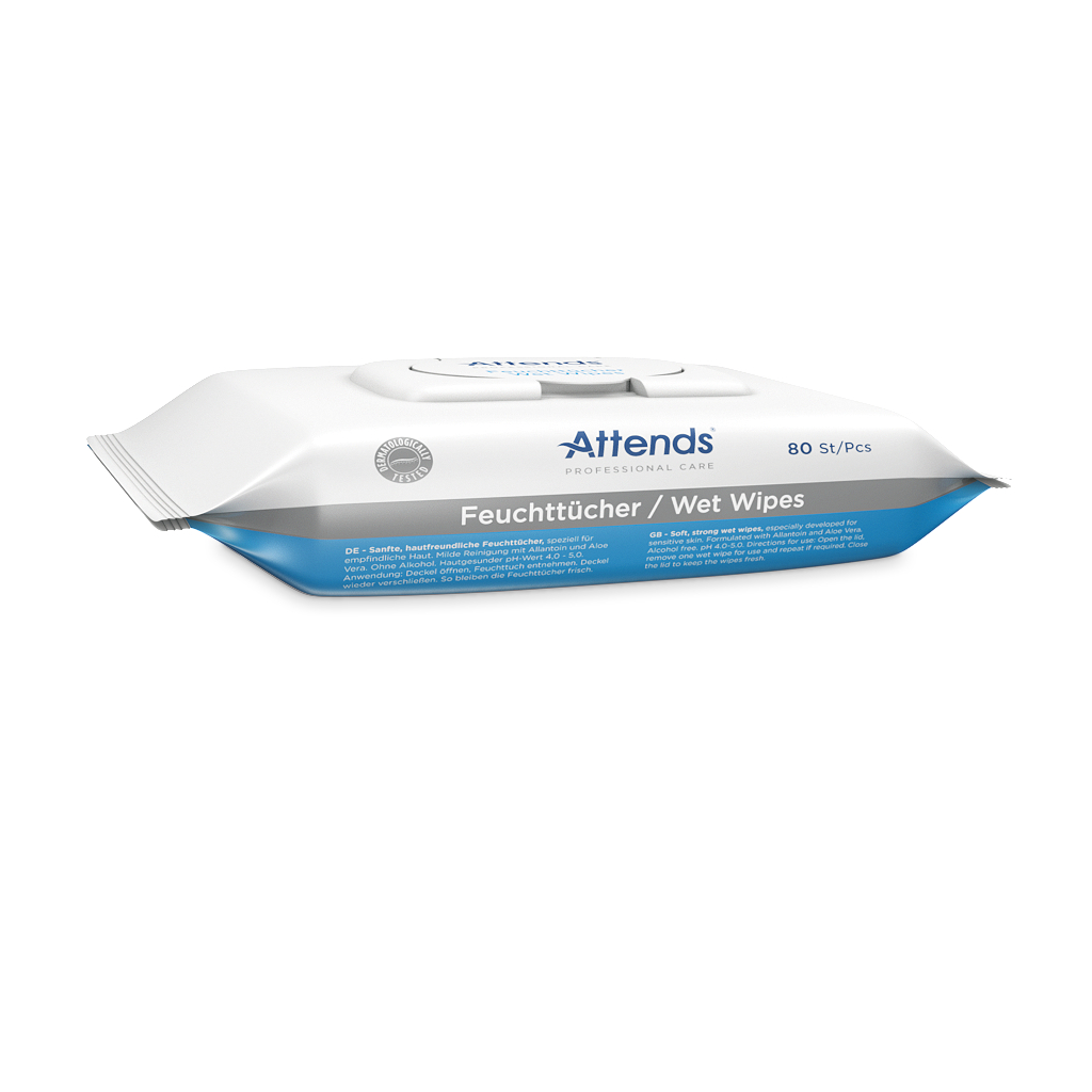 Attends Care Wet Wipes (80 Stuks)