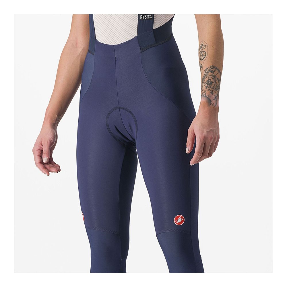 Castelli SORPASSO ROS - Collant À bretelles Femme belgian blue/silver reflex