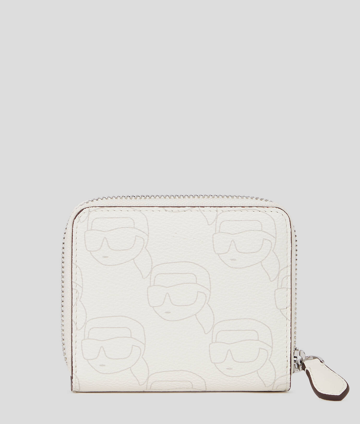 PORTEFEUILLE IKON MONOGRAM MOYEN - Blanc cassé NFT imprimé sur toute la surface