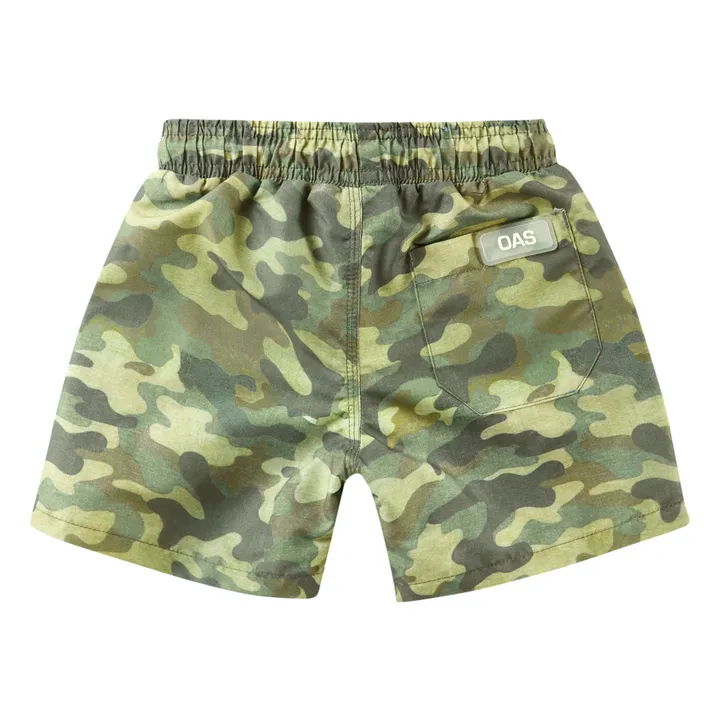 OAS Short de Bain Camouflage | Vert kaki