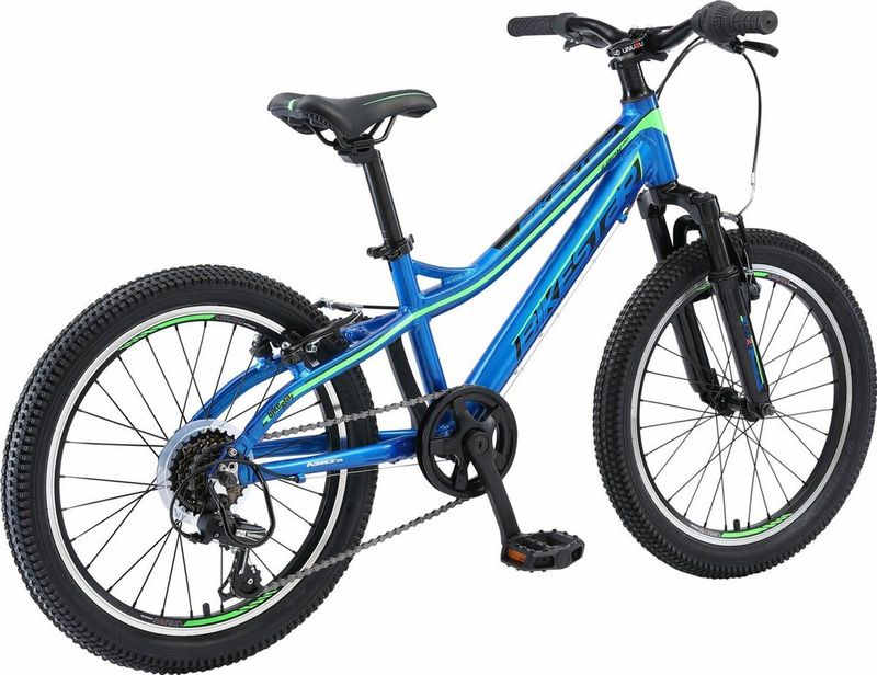 Bikestar - Kinderfiets - Blauw/Groen - MTB 7-speed - 20 inch