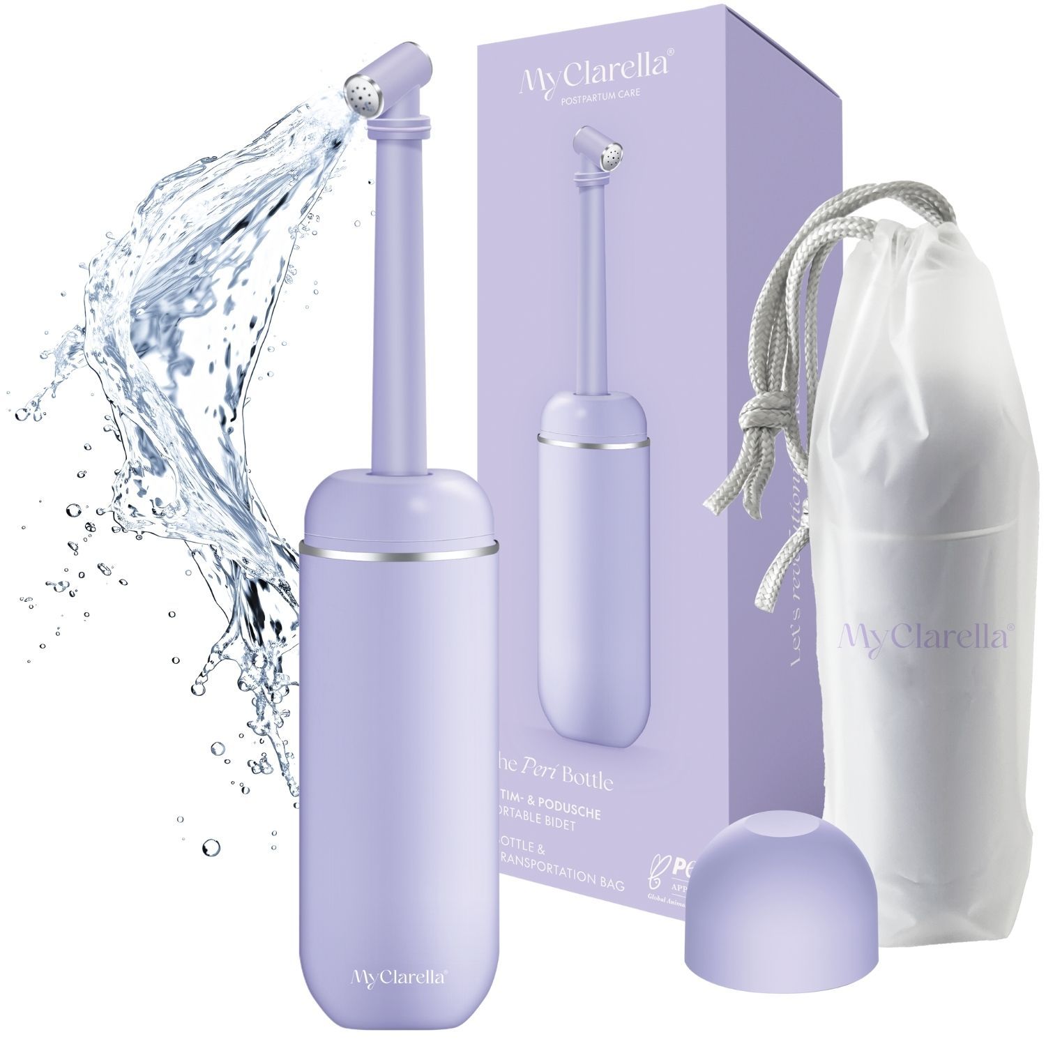 MyClarella® Intimdusche Podusche - Peri Bottle