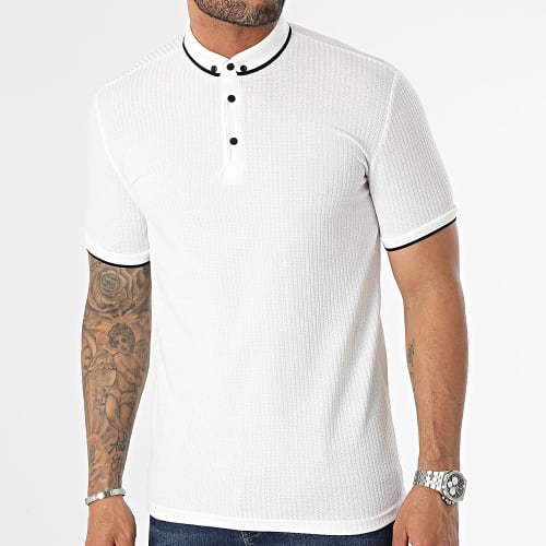 Polo Manches Courtes Blanc