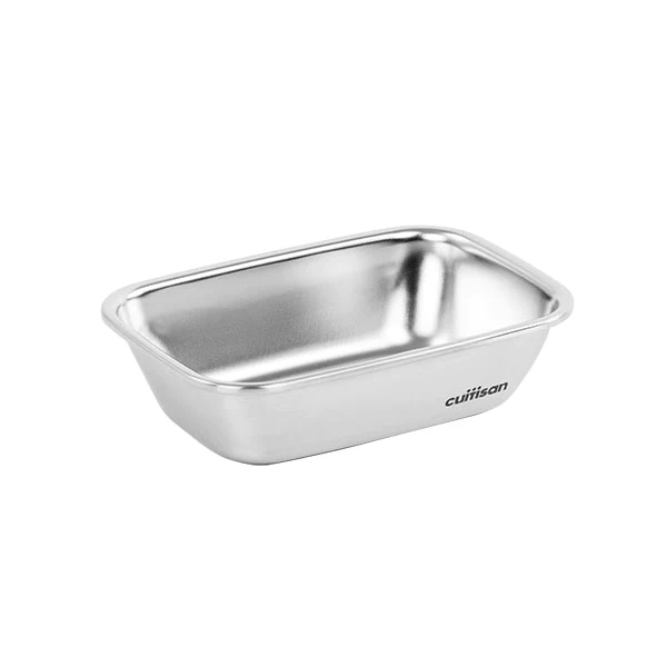Boîte de conservation rectangulaire en inox 580 ml compatible micro-on