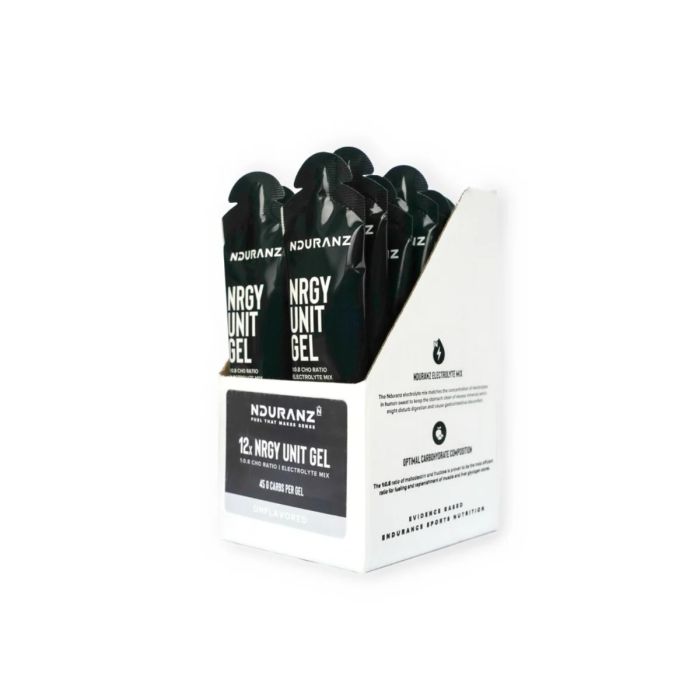 Nduranz Unisex Energi-gels Nrgy Unit Gel - Box 16 Hvid