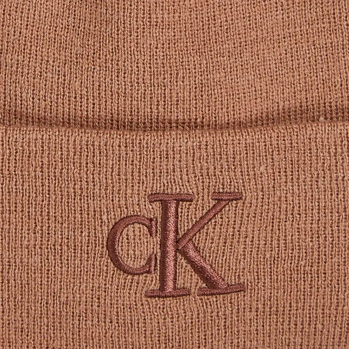 Calvin Klein Monogram Embroidered Beanie Dames