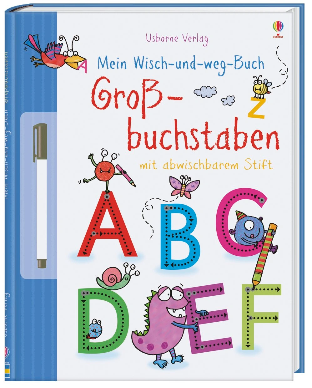 Mein Wisch-und-weg-Buch, Großbuchstaben