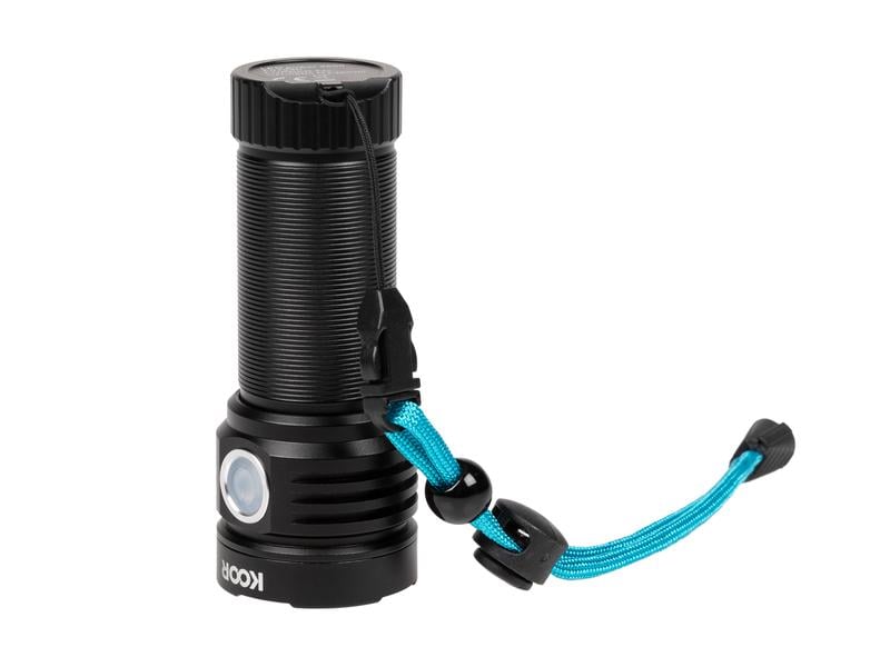 KOOR LED-Taschenlampe Power 3500 Leistungsstarke, handliche und robuste Taschenlampe