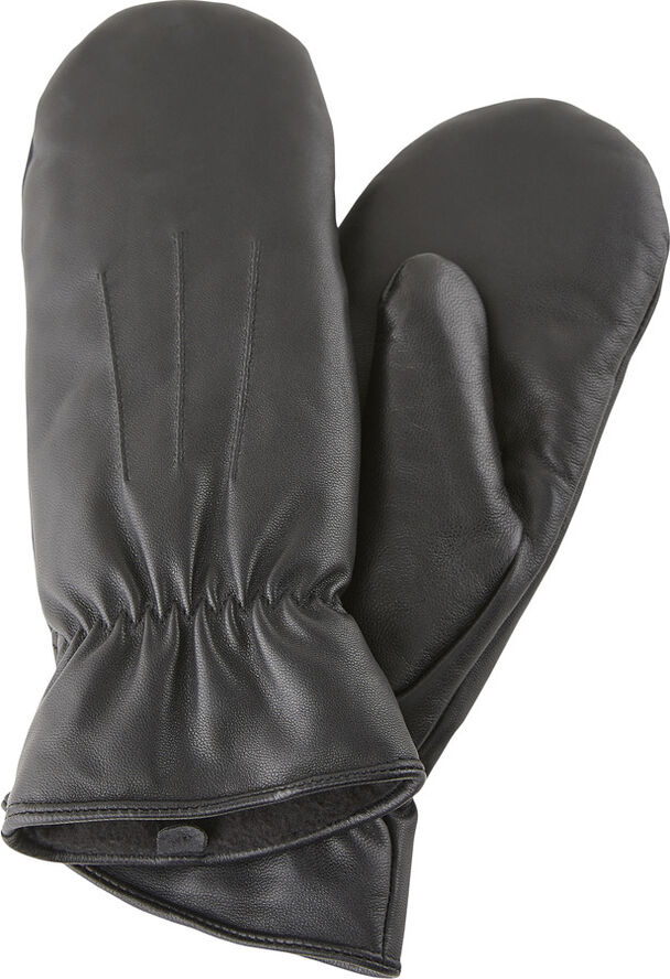 Pieces PCNELLIE LEATHER MITTENS NOOS Sort