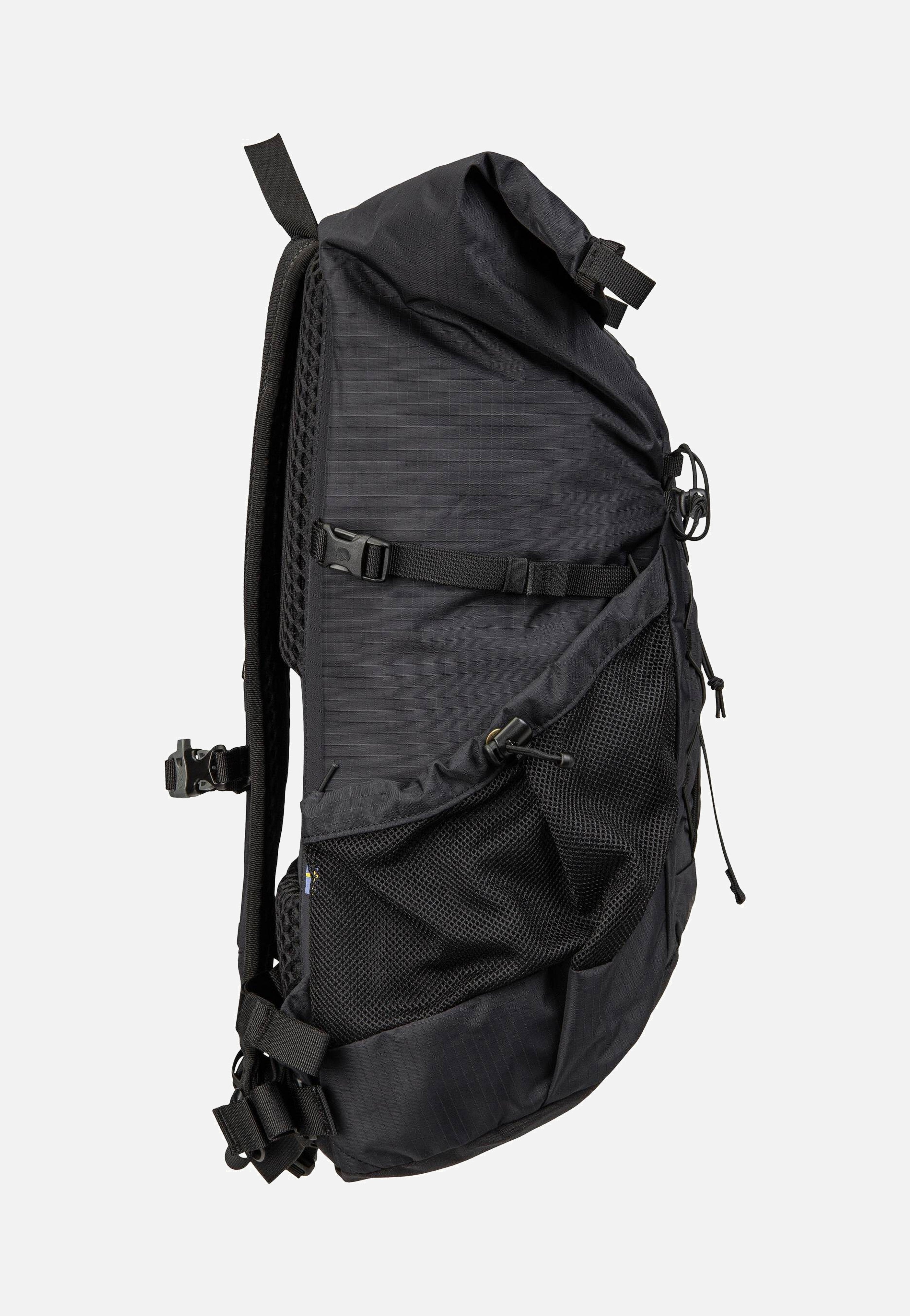 Abisko Hike Foldsack Black - Rolltop Rucksack