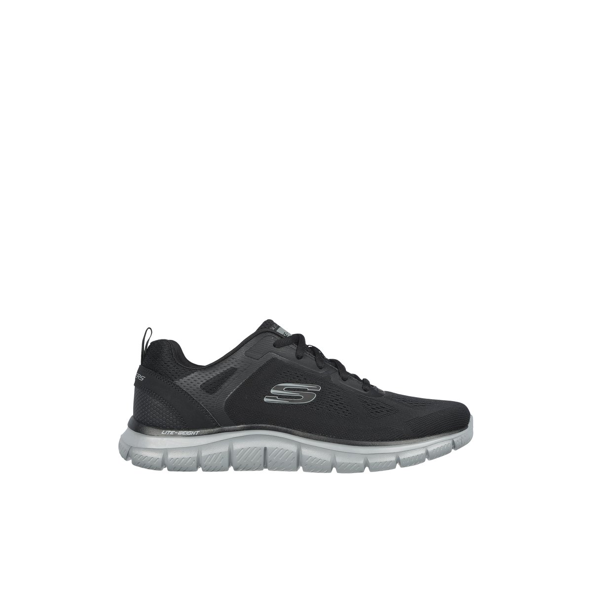 2X les points-Track_m-Baskets - Talon plat - Noir