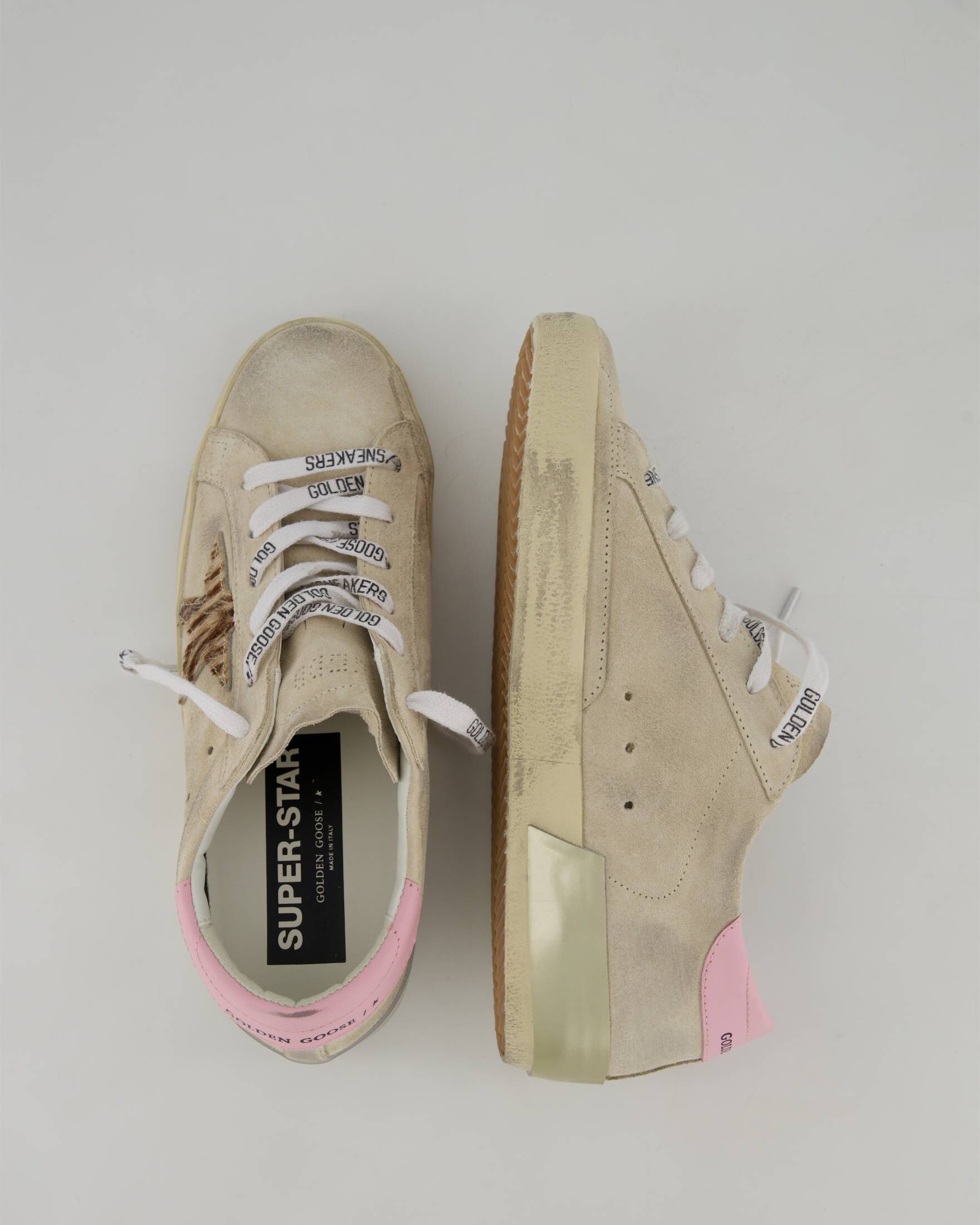 Golden Goose| Damen Sneaker SUPER STAR SUEDE ZEBRA STAR