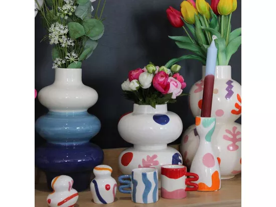 Vase en céramique Augustino