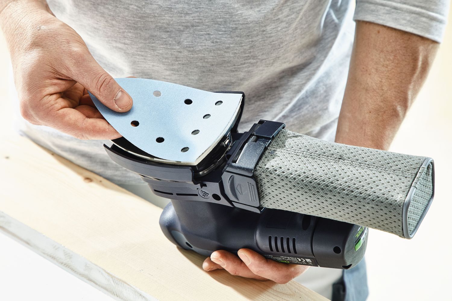 Festool DTSC 400 3,0 I-Set Accu Deltaschuurmachine 18V 3.0Ah in Systainer incl. ERGO Adapter - 578138