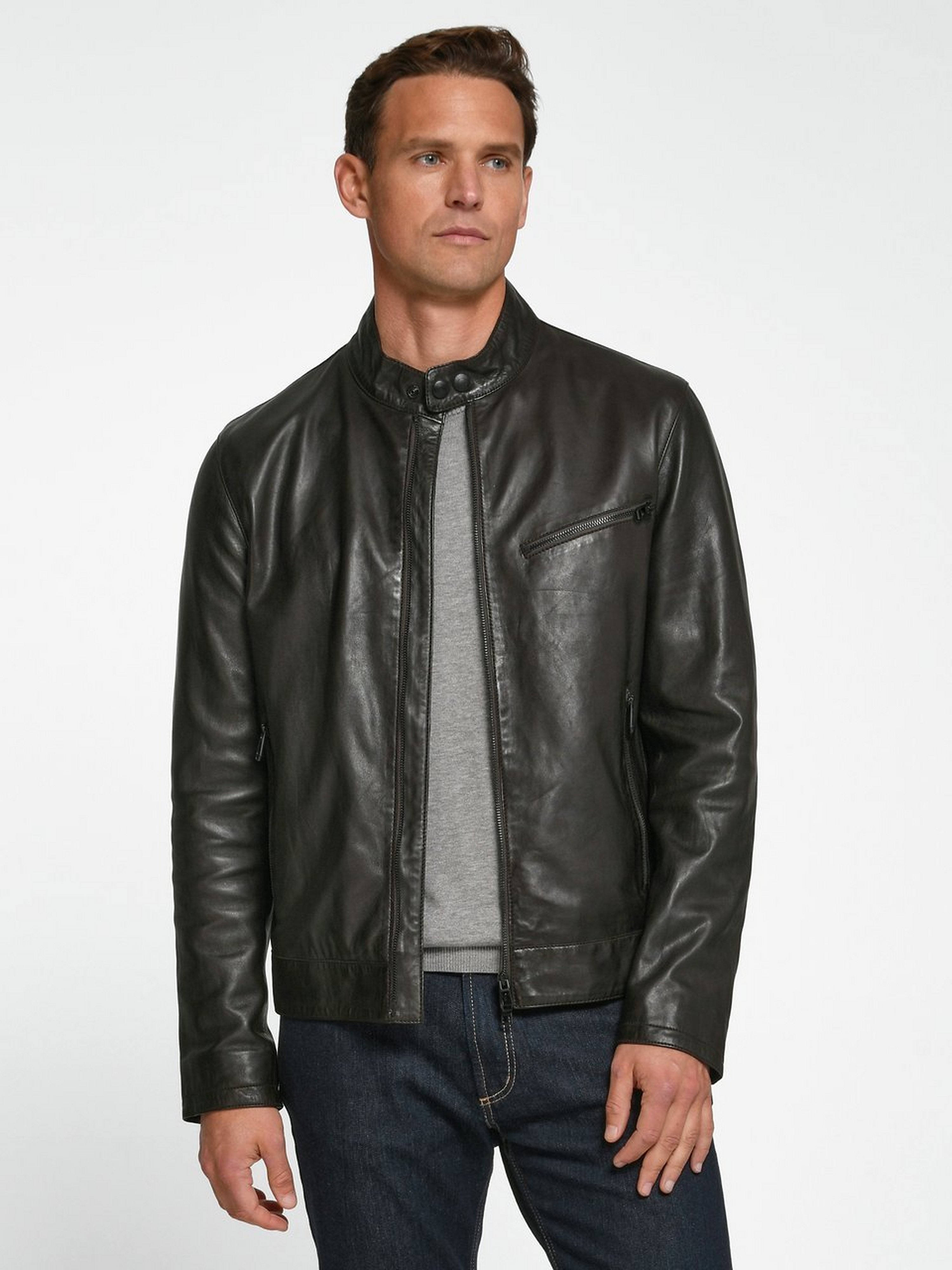 Lederjacke