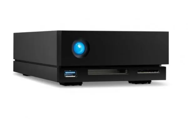 LaCie 1big Dock STHS4000800 - Harddisk-array - 4 TB - 1 bays (SATA-600) - HDD 4 TB x 1 - Thunderbolt 3, USB 3.1 (ekstern) - med 5 års Rescue Data Recovery Service Plan