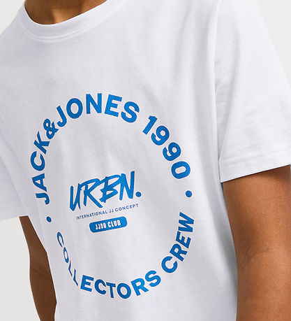 Jack & Jones T-Shirt - JjSimon - White/BIG