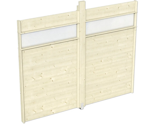 SKAN HOLZ Toulouse wandlampstrip, 270 x 207 cm, naturel