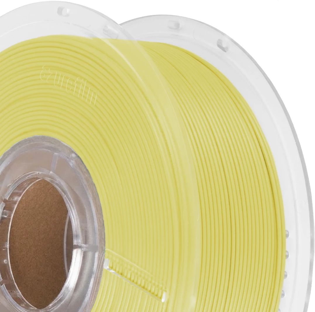 AzureFilm  PLA Banana Yellow Pastel, 1,75 mm / 1000 g    Hochwertiger Druck mit guten mechanischen Eigenschaften