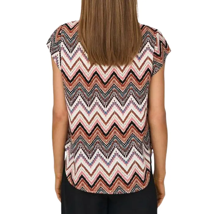Only Vic S/S AOP Top Dames