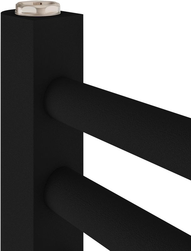 Boss & Wessing - Wingrave Radiator - Mat Zwart - Zij-Onderaansluiting - 918 Watt