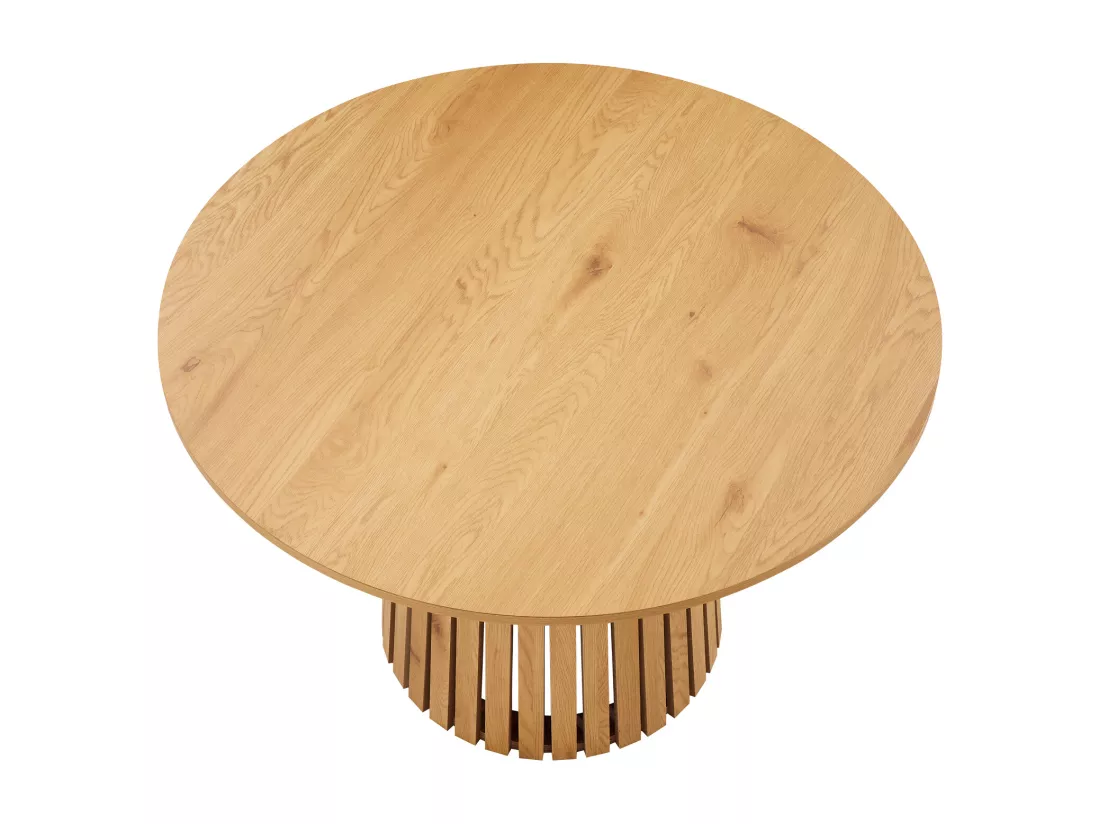 Table à manger ronde 110cm style scandinave LIV - HAPPY GARDEN