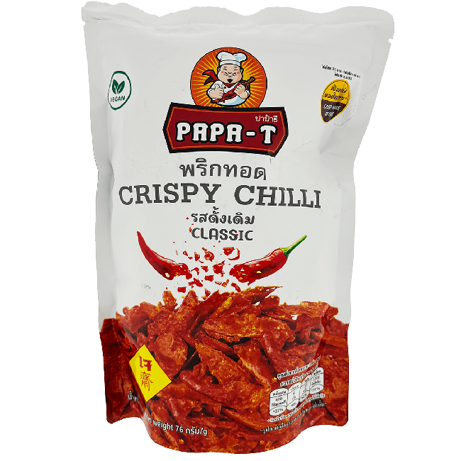 Papa-T Krokante Chili Klassieke Smaak 76g