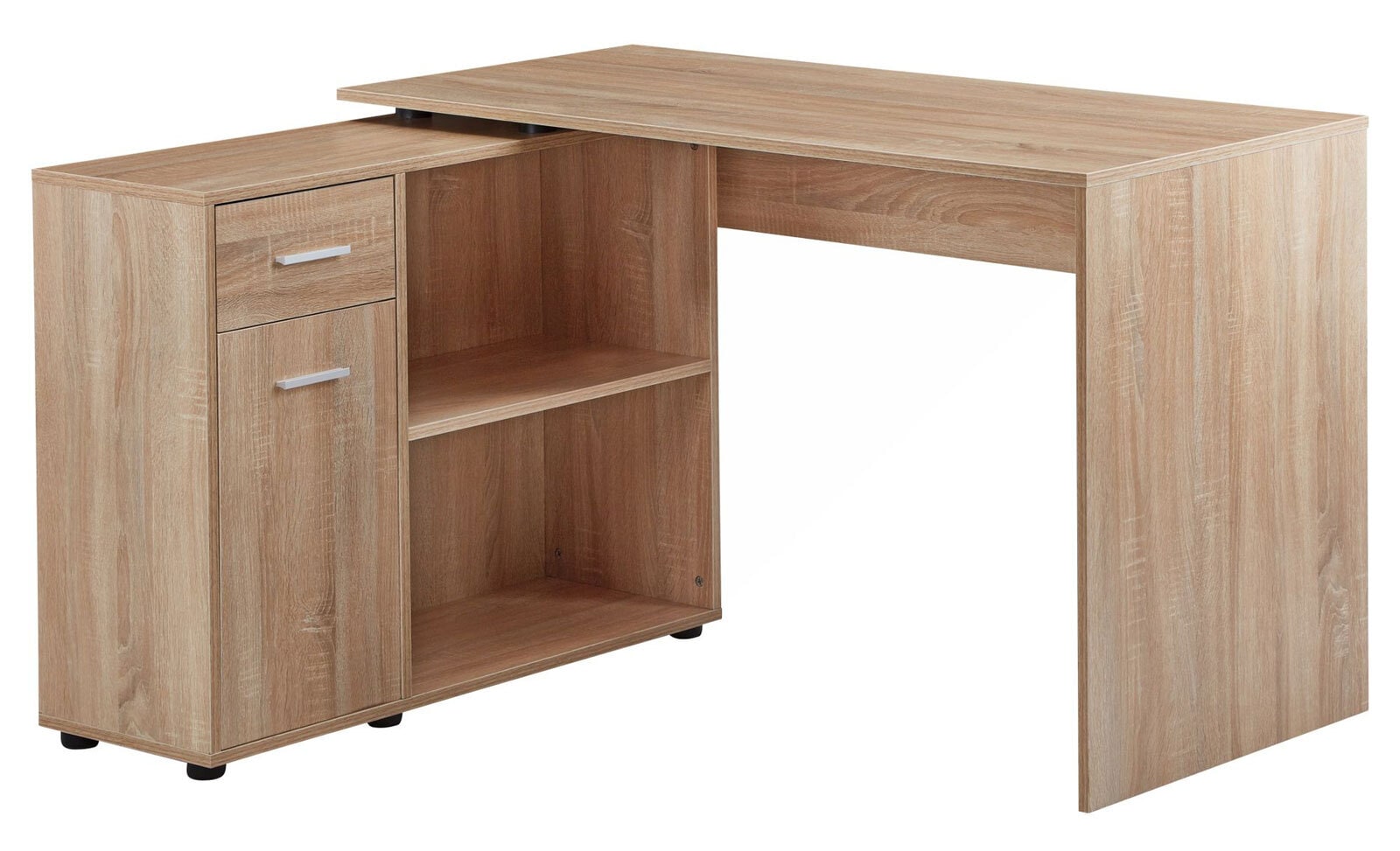 Winkelschreibtisch 120 x 106,5 cm Sonoma Eiche