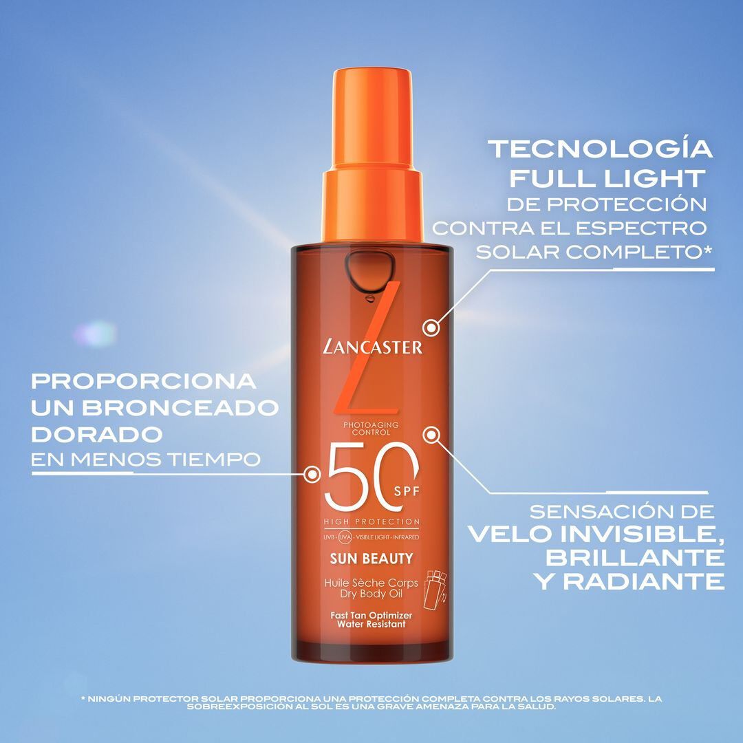 LANCASTER Sun Beauty Satin Dry Oil SPF 50 - 150ml