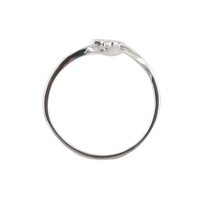 Bague Argent Papillon et Etoile de Strass