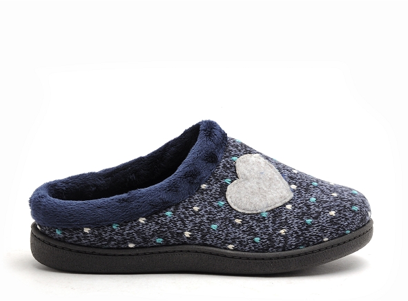 Plumaflex roal chaussons femme r12221 bleu